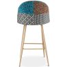 Banqueta Estofada em Patchwork - Estilo Escandinavo - Evelyne  image 7