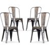 Pack de 4 Cadeiras de Jantar - Design Industrial - Nova Edição - Stylix image 7