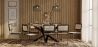Pack Mesa de Jantar em Madeira Design Industrial (200cm) & 8 Cadeiras de Jantar em Vime - Bastral image 7