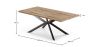 Pack Mesa de Jantar em Madeira Design Industrial (200cm) & 8 Cadeiras de Jantar em Vime - Bastral image 7
