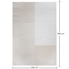 Tapete Grande com Design Contemporâneo e Moderno - Bege (290x200 cm) - Kirui image 7