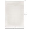 Tapete Grande com Design Contemporâneo e Moderno - Bege (290x200 cm) - Dubisa image 7