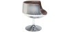 Cadeira Lounge - Cadeira de design - Couro e metal - Cognac image 7